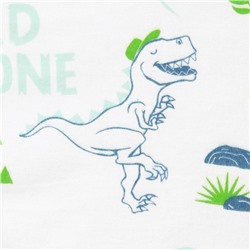 Комплект постельного белья "Крошка Я" Hello, Dino 112*147 см, 60*120+20 см, 40*60 см, 100% хлопок