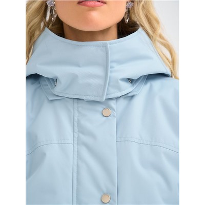 Плащ женский голубой