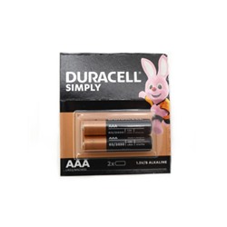 Батарейка Duracell LR03 BL-12 2х6 /уп.20/120/ мизинчиковая