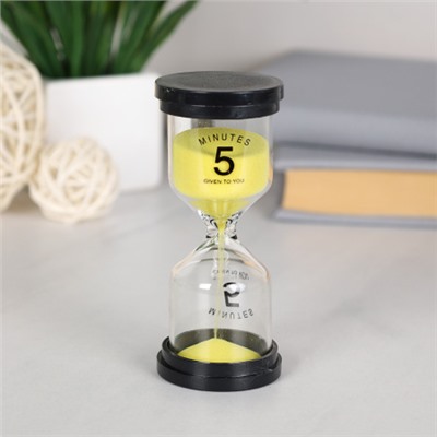 Часы песочные 5 минут / L-055 /уп 120/ (Розовый)