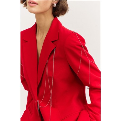 Брюки, жакет RINKA 1481 красный