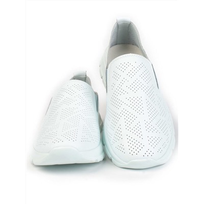 03-PDXL152-3 LT. BLUE Полуботинки спортивные женские (натуральная кожа)