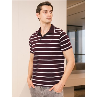 Футболка-Поло из премиального хлопка с эластаном