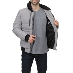 2172 GRAY Куртка мужская зимняя облегченная (150 гр. холлофайбер)
