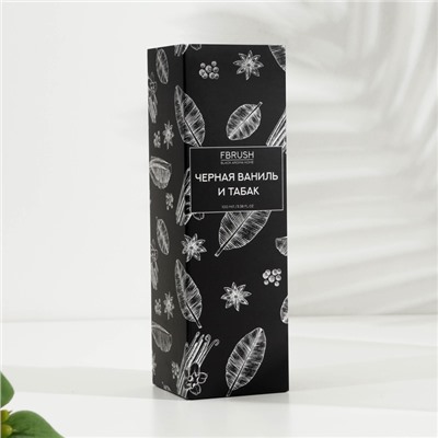 Диффузор ароматический BLACK AROMA HOME "Чёрная ваниль и табак", 100 мл