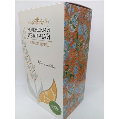ВОЛЖСКИЙ Иван-Чай листовой ферментированный, сбор "ПРЯНЫЙ ПУНШ",60 гр. коробка
