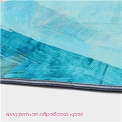 Коврики для ванной и туалета Доляна «Эмоции», 2 шт., 50×80 см, 50×40 см