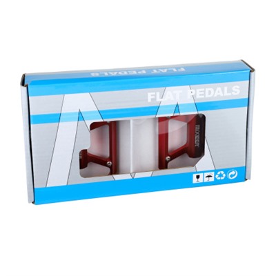 Педаль для MTB эксперт MIXIEER MONOMAH, фрезерованный CNC алюминий 6061, CR-MO ось 1DU+1 SEALED BEARING, ANODIZED RED, 1 пара в индивид. коробке/уп 30