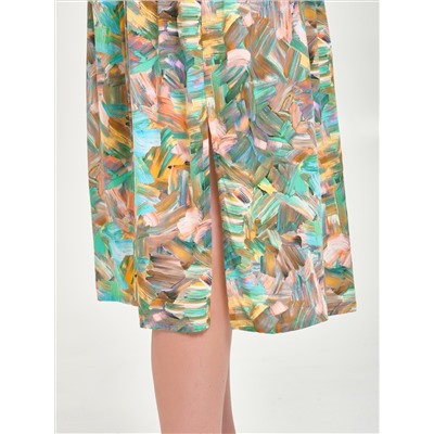 Платье из вискозы с принтом