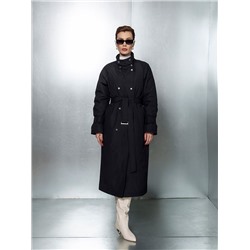 Плащ женский черный