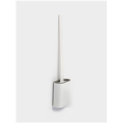 Ёршик для унитаза Доляна «Лилу», настенный, силиконовый, 4.3×9.5×36 см, белый