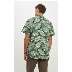 Рубашка к/р P411-0499 green