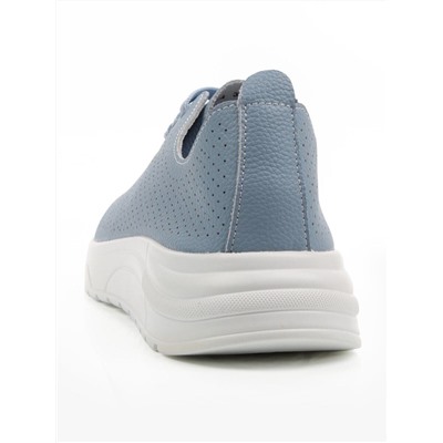 03-YH596-4 LT. BLUE Полуботинки летние женские (натуральная кожа)