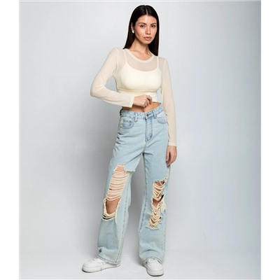 Топ #КТ202 (12), кремовый