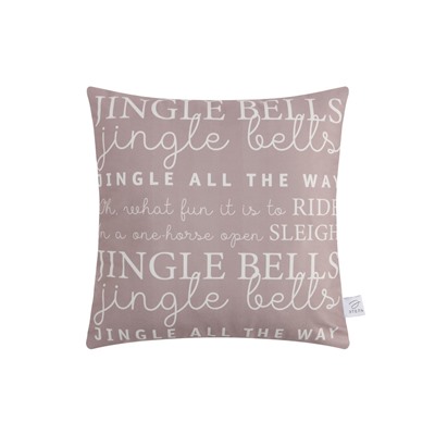 Наволочка декоративная новогодняя «Этель. Jingle bells», 40×40 см, велюр