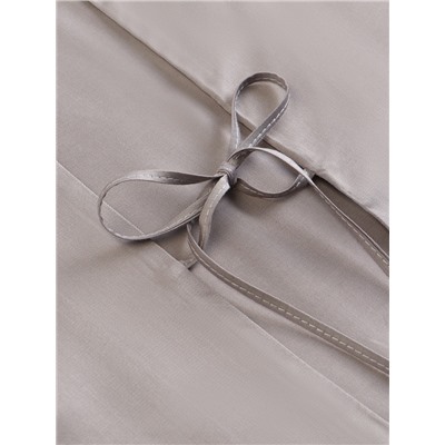 Пижама женская (рубашка, шорты) SL HOME Modal Home, серо-бежевая