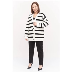 Жакет Д 3262/молочно-черный