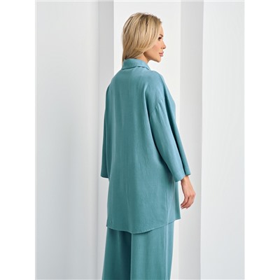 Рубашка льняная свободная