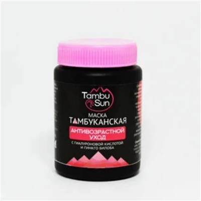 Маска для лица тамбуканская Антивозрастной уход, пластик, 100 мл, "TambuSun" TambuSun