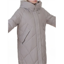 A620 GRAY Пальто зимнее женское (200 гр. био-пух)