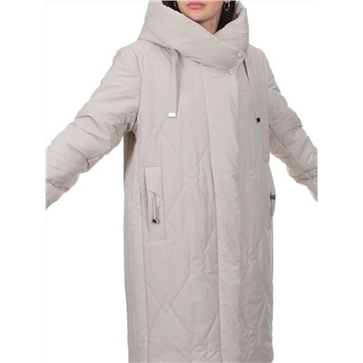 1119 LT. BEIGE Пальто зимнее облегченное женское (холлофайбер 150 гр.)