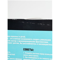 УЦЕНКА Картина по номерам на холсте 40×50 «Замок с воздушными шарами»