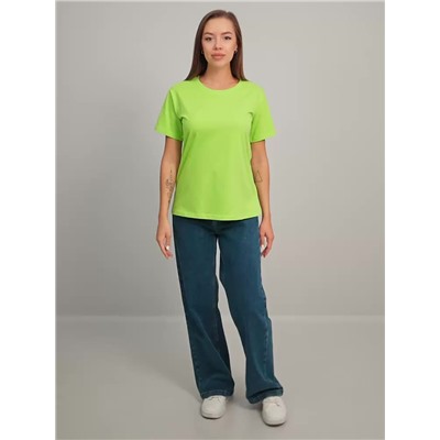 Женская базовая хлопковая футболка Happyfox