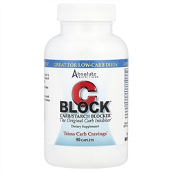 Absolute Nutrition, CBlock ™, блокатор углеводов и крахмала, 90 капсул