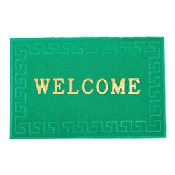 Коврик придверный "Welcome Меандр", цвет МИКС