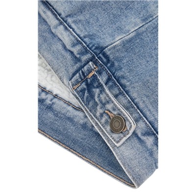 Куртка джинс утепл F021-1370-01W l.blue