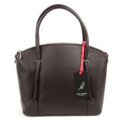 Женская кожаная сумка Sergio Valentini SV-SZ765/A Д.Браун