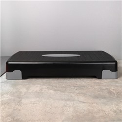 Степ платформа для фитнеса Woohooo StepFit S1 / 68см / серый / уп 5