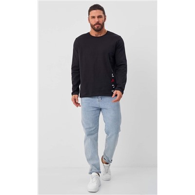 Лонгслив F521-1001-899 black
