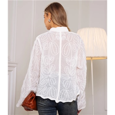 Блуза #КТ808 (8), белый