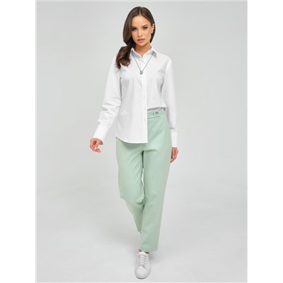 Блузка белая с длинным рукавом