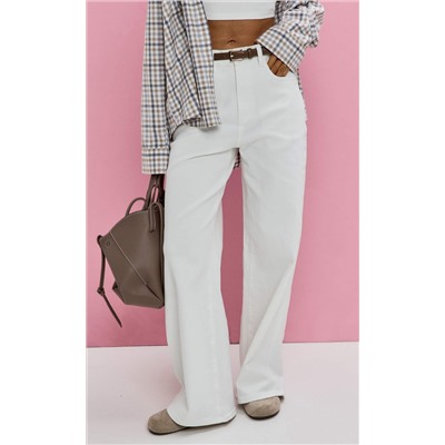 Джинсы F612-0137 white