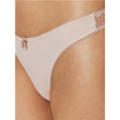 Трусы стринг жен Vega бежевый Infinity Lingerie