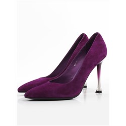 06-A65A-585MD PURPLE Туфли женские (натуральная замша)