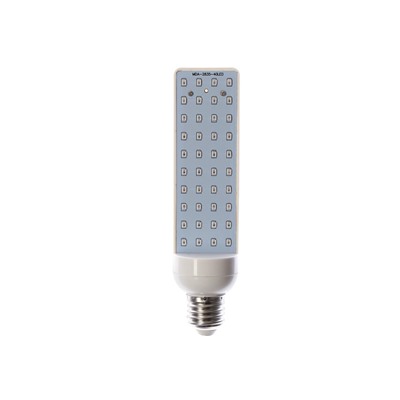 Фитолампа для растений Luazon Lighting, светодиодная, 8 Вт, E27, IP44, 220 В, 270°, биколорная