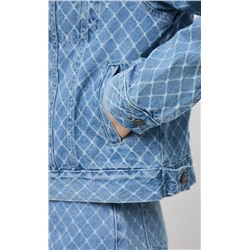 Куртка джинс F412-1228 l.blue