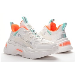 Sport + ADD DB1236-14 Кроссовки бел текстиль+кожа