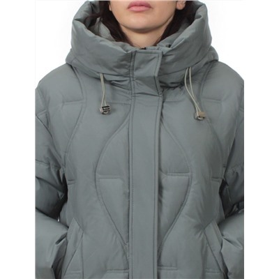 8887 GRAY Куртка зимняя женская (холлофайбер 200 гр.)