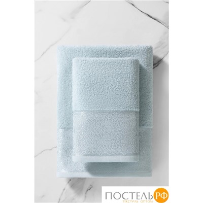 PRIME PRIVE ЛАРС голуб К-т Полотенец, 50x100-1/70х140-1, 2 пр., 100% хлопок, 500 гр/м2