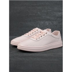 05-PDXL143-3 PINK Кроссовки женские (натуральная кожа)