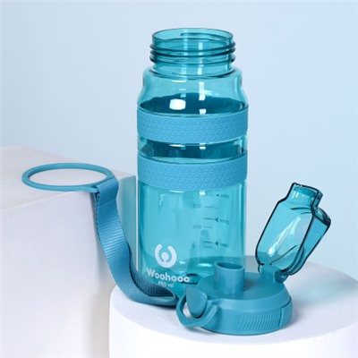 Бутылка для воды спортивная Woohooo H2O цвет Light Blue 850 ml/ уп60