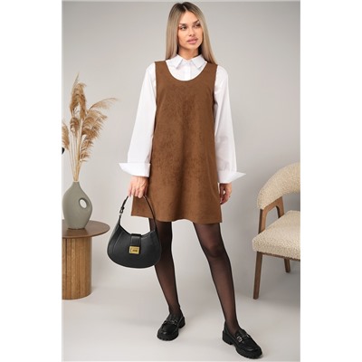 Женское офисное платье - сарафан Happyfox