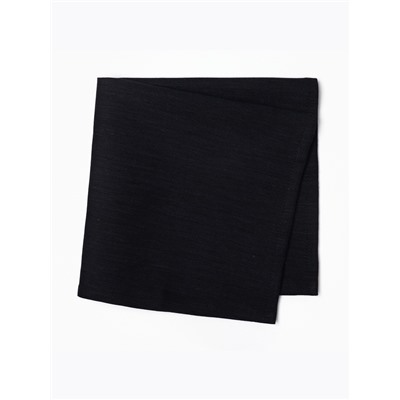 Набор салфеток с декоративными кольцами «Этель» Dark, 40×40 см - 2 шт., 100% лён, чёрный