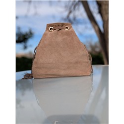 Итальянская сумка из натуральной кожи AB.Z · Pelle · Bary flecas (440) taupe