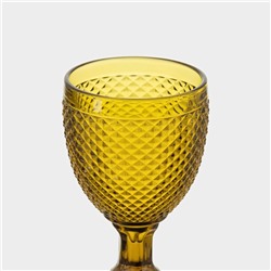 Бокалы для вина Magistro «Вилеро», 280 мл, 8×16 см, набор 2 шт., стекло, жёлтые