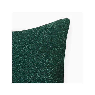 Наволочка декоративная новогодняя «Этель» Element, 43×43 см, зелёная